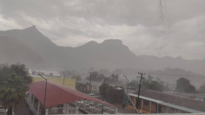 Frente frío 7 provocará vientos y precipitaciones fuertes en el estado