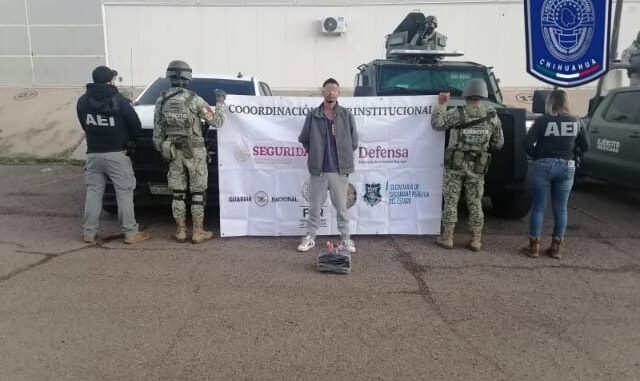 Detiene FGE Zona Sur a sujeto y asegura droga tras cateo en la colonia Tierra y Libertad