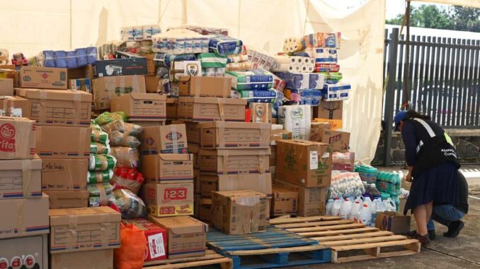 UNAM envía 65 toneladas de ayuda a damnificados por lluvias