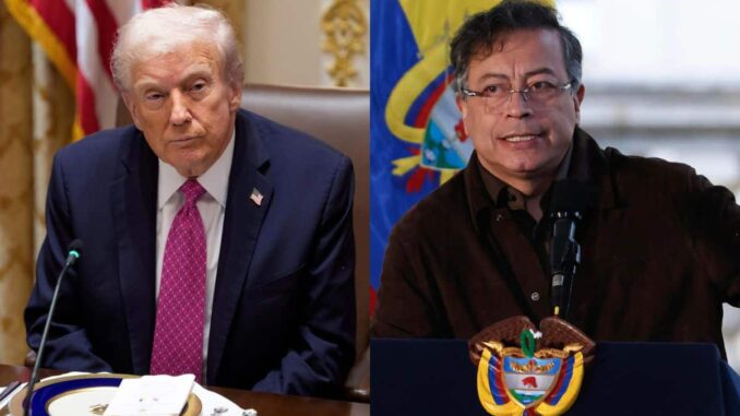 Trump llama a Petro líder del narcotráfico; «está engañado», dice el presidente colombiano