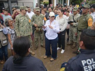 Voy a encargarme de reconstruir las zonas afectadas en Veracruz por las lluvias extraordinarias: Rocío Nahle