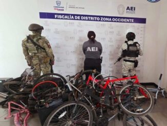 Aseguran bicicletas y herramienta en cateo a vivienda de la colonia Emiliano Zapata