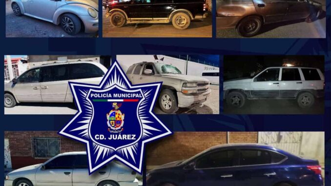 Aseguran ocho autos robados tras denuncias ciudadanas