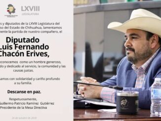Fallece Luis Fernando Chacón Erives, diputado local del PRI y exalcalde de Guerrero