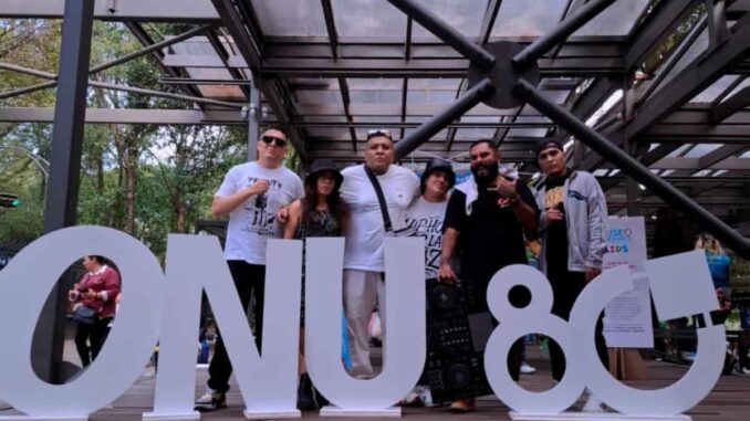 Jóvenes alzan la voz con “Hip Hop por la Paz” en el 80 aniversario de la ONU
