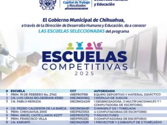 Publica Municipio lista de escuelas beneficiarias del programa “Escuelas Competitivas 2025”