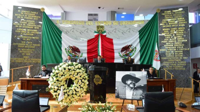 Congreso rinde homenaje póstumo al diputado Luis Fernando Chacón Erives, una vida dedicada a servir