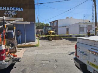 Trabajadores de JMAS provocan fuga de gas en El Palomar