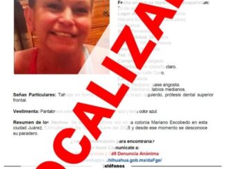 Localizan sana y salva a mujer reportada ausente en la colonia Mariano Escobedo