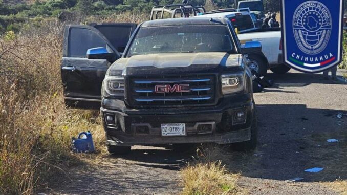 Investiga FGE homicidio de cuatro personas encontradas en la carretera Parral- Guadalupe y Calvo