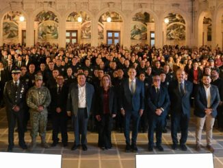 Maru Campos encabeza toma de protesta a 180 elementos de formación inicial de la SSPE