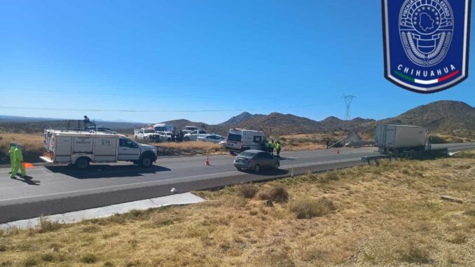 Coordina FGE Sur con el INM investigación de accidente en Jiménez que dejó seis fallecidos