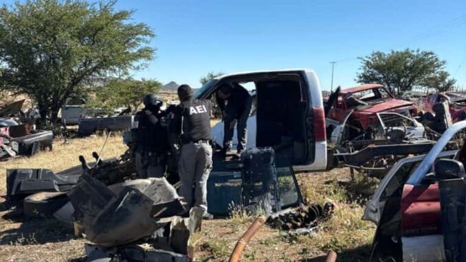 Realiza Operativo Conjunto inspección a yonkes en Parral