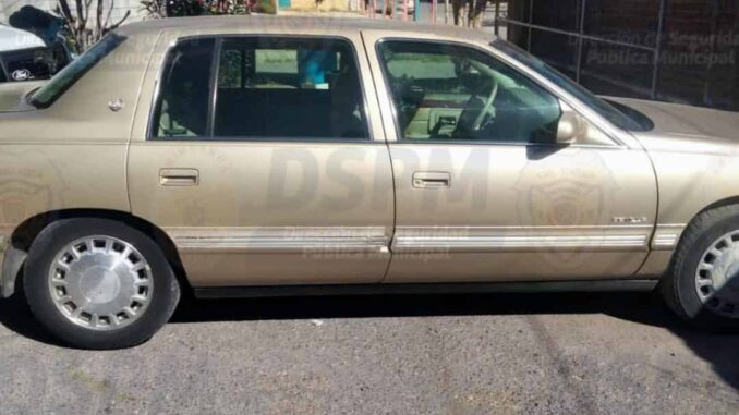 Recuperan agentes de la DSPM un Cadillac con reporte de robo