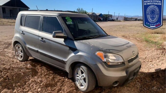 Recupera AEI Noroeste vehículo con reporte de robo