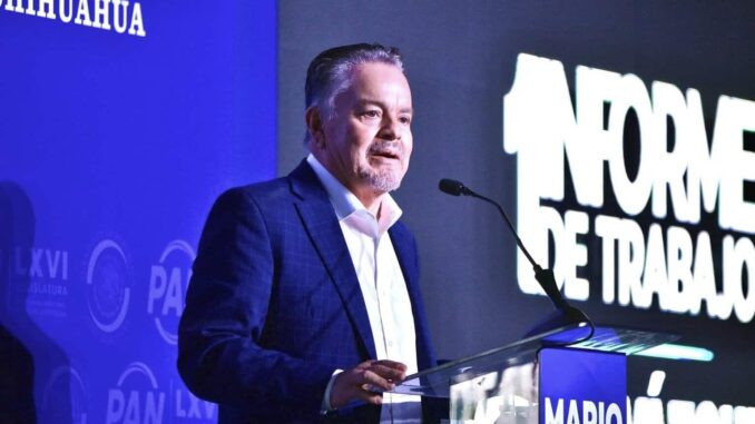 Mario Vázquez refuerza agenda por Chihuahua en su Primer Informe ante miles de ciudadanos