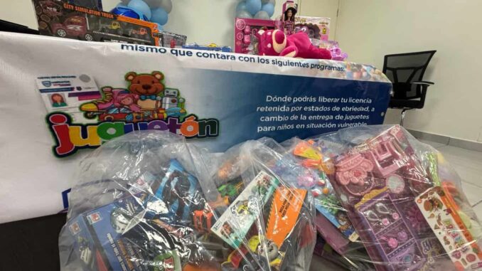 Invitan a canjear licencias retenidas por juguetes en el programa “Juguetón”
