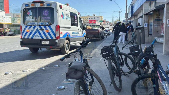 Adulto mayor es arrollado en cruce peatonal del Centro