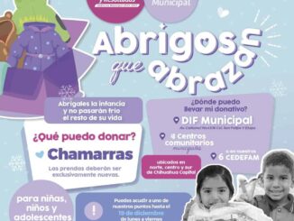 Continúa DIF Municipal invitando a participar en la campaña “Abrigos que Abrazan” 2025