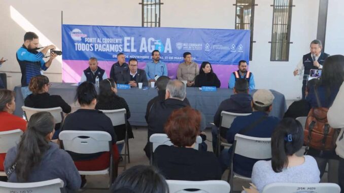Lanza Gobierno del Estado el programa de descuentos “Todos Pagamos el Agua”
