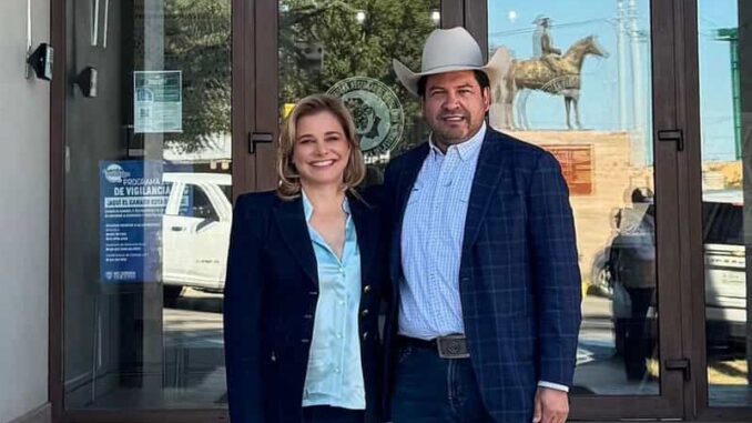 Maru Campos y el presidente de la UGRCh refuerzan coordinación en temas prioritarios para la ganadería