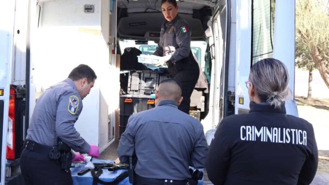 Refuerzan protección a comercios contra el robo fardero con apoyo de la Unidad de Criminalística