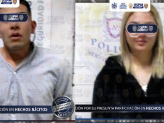Detienen a pareja por presunto asalto a chofer de DIDI