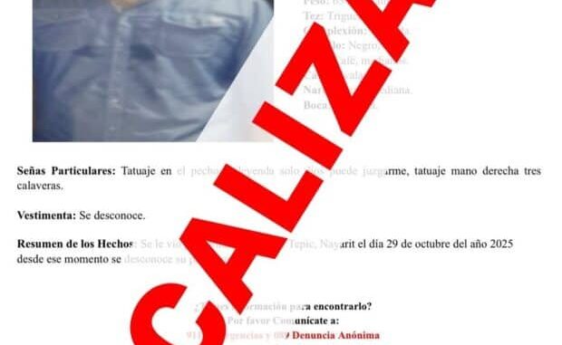 Localiza Fiscalía a masculino con reporte de ausencia en Delicias