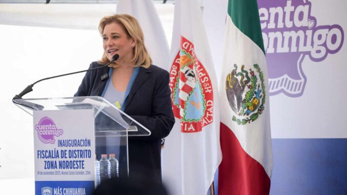 Maru Campos inaugura nuevas instalaciones de la Fiscalía de Distrito Zona Noroeste