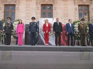 Encabeza Maru Campos desfile conmemorativo por el 115 Aniversario del Inicio de la Revolución Mexicana