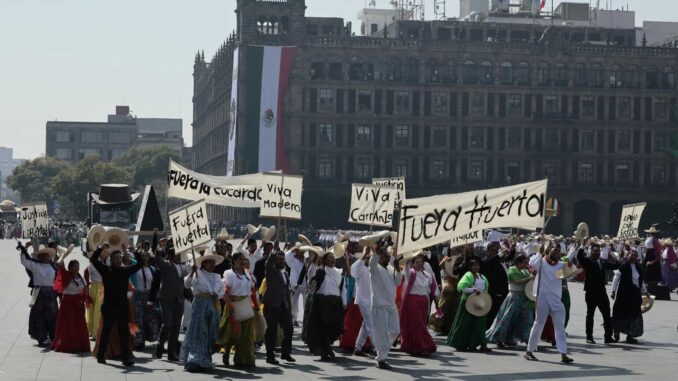 Más policías que asistentes en la segunda marcha de la Generación Z en CDMX