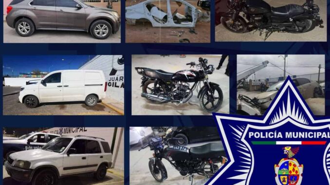 Recuperan ocho vehículos con reporte de robo
