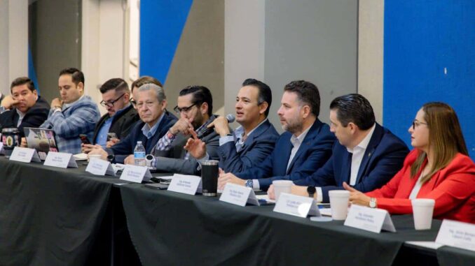 Presenta alcalde Marco Bonillas avances en seguridad y crecimiento económico a consejeros de CANACINTRA