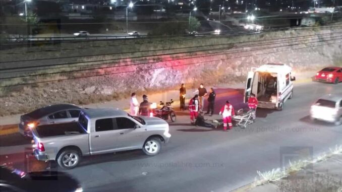 Conductor huye tras atropellar a un hombre en prolongación Teófilo Borunda Sur