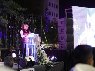 Brenda Ríos rinde su Primer Informe Legislativo en Plaza de Armas