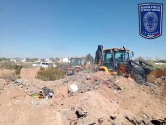 Localiza FGE osamenta durante rastreo en terreno baldío en Parajes de San José