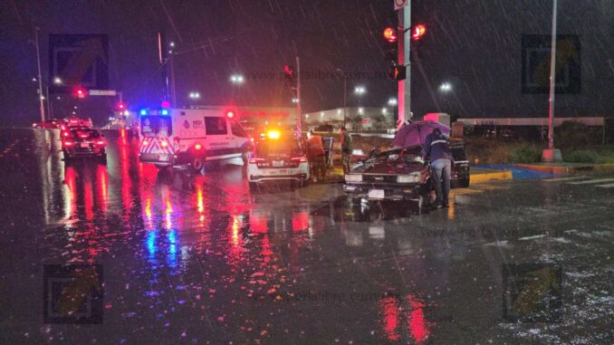 Accidente múltiple en el Circuito Universitario