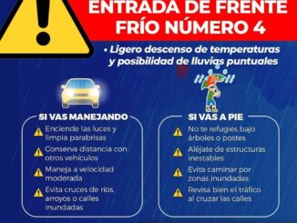 Aviso preventivo: Entrada del Frente Frío No. 4 traerá lluvias fuertes en la capital