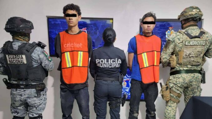 Los detienen en vehículo robado momentos antes con violencia