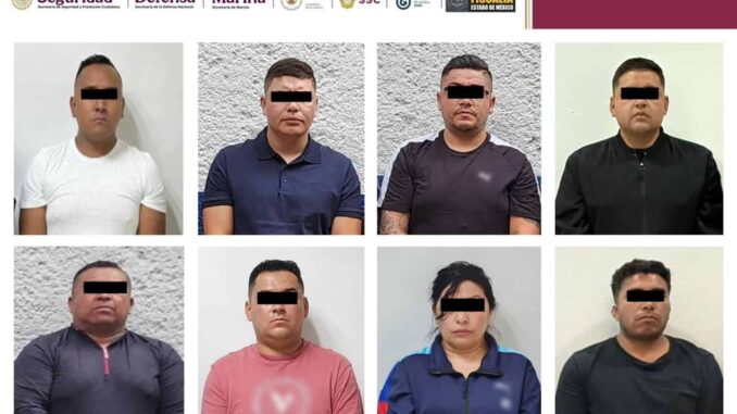 Detienen a ocho personas en CDMX y Edomex por secuestro exprés; tres de ellos eran policías
