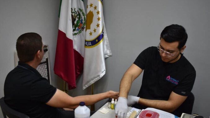 Se suma personal de la FGE Zona Norte a campaña de donación de sangre