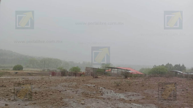 Prevalece pronóstico de lluvias en la entidad para las próximas 72 horas