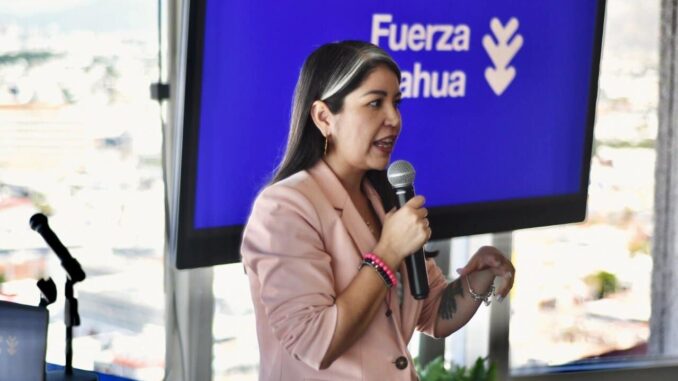 Impulsa Nancy Frías participación juvenil con Fuerza Chihuahua