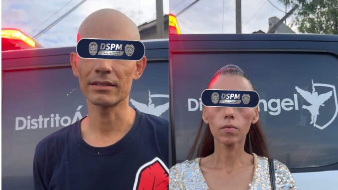 Detienen a pareja con arma corta y bicicleta infantil posiblemente robada