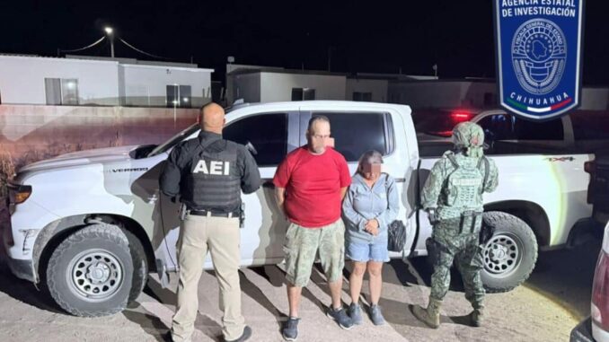 Detienen en flagrancia a pareja por delitos contra la salud en Aldama