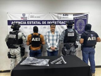 Detiene AEI a masculino por posesión de arma de fuego en la colonia Los Nogales