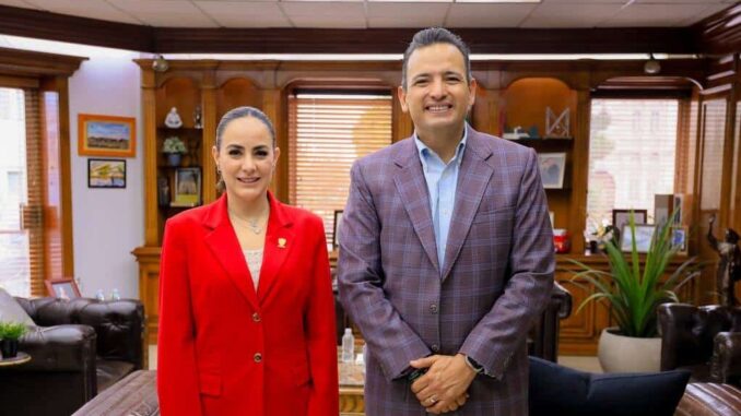 Se reúne alcalde Bonilla con Marcela Herrera, presidenta del Tribunal Superior de Justicia