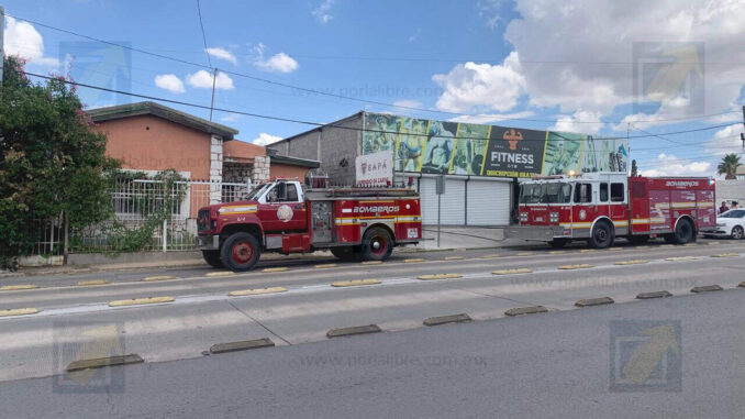 Se registra incendio en gimnasio de Ocampo y Ponce de León