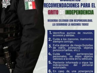 Emite SSPM recomendaciones de seguridad para el Grito de Independencia