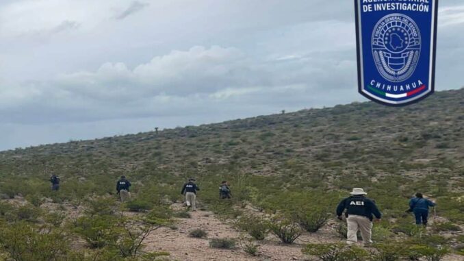 Realizan Fiscalía y CEAVE operativo conjunto de búsqueda en Aldama